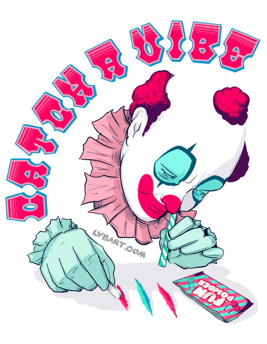 Clown Vibe Fine Art Print