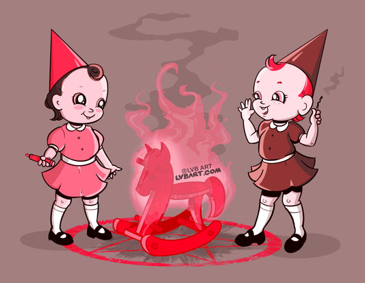 Baby Witches Fine Art Print