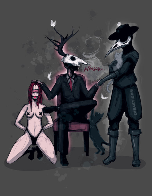 Deer Daddy / Nocturnal Fine Art Print