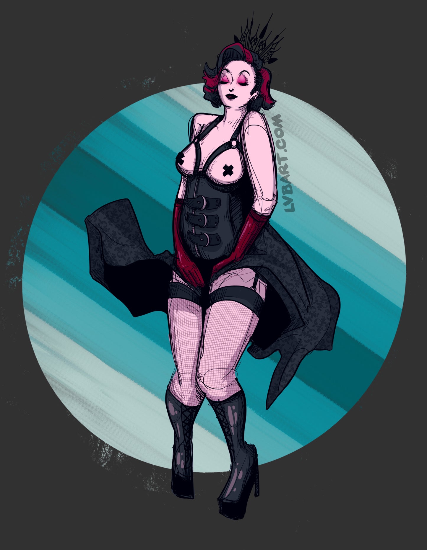 Some Like It Goth Fine Art Print