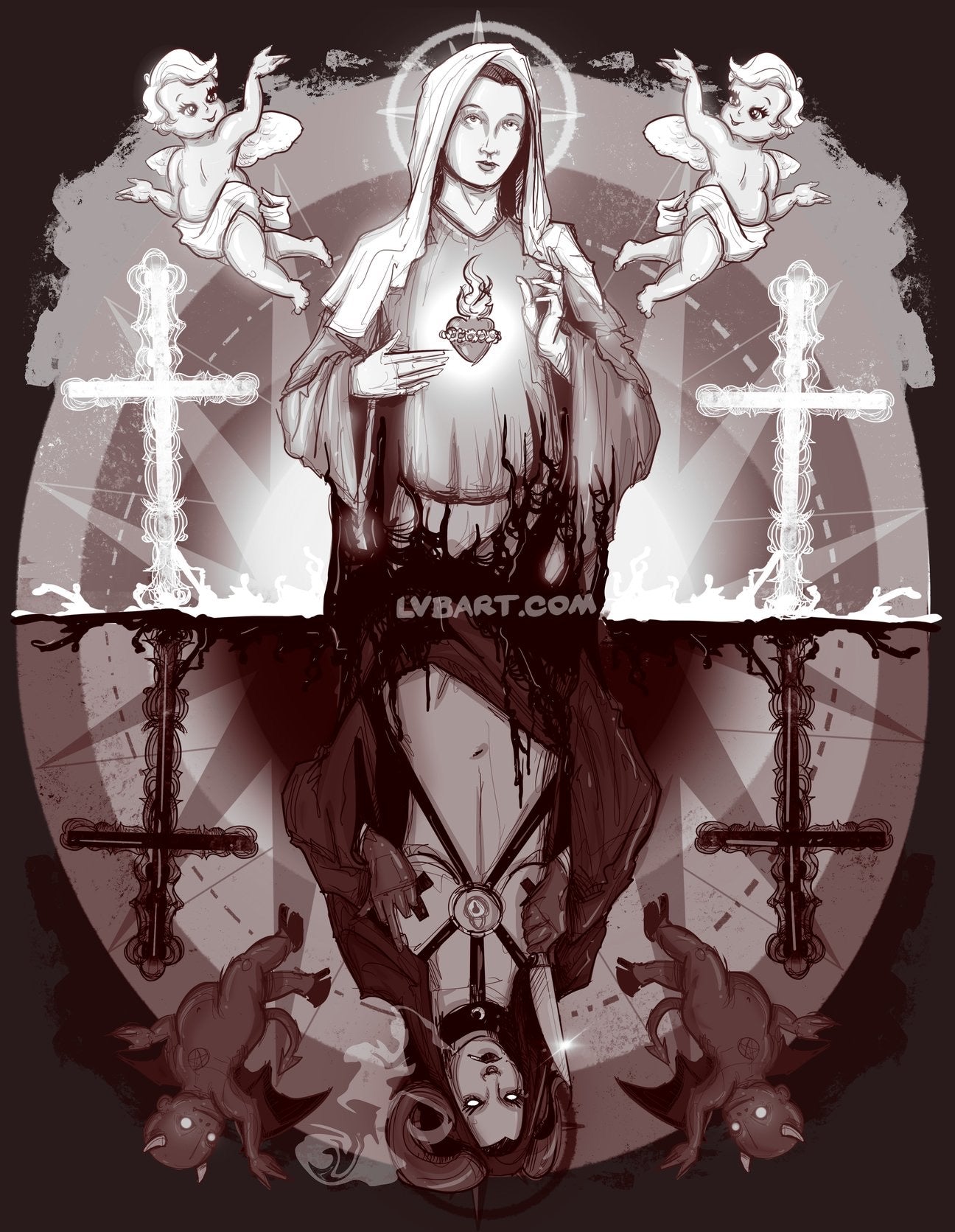 As Above So Below I-IV Four Fine Art Print Pack