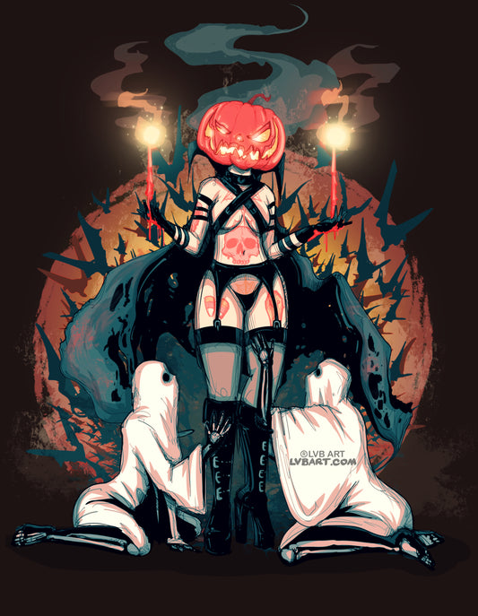 Pumpkin Queen Fine Art Print
