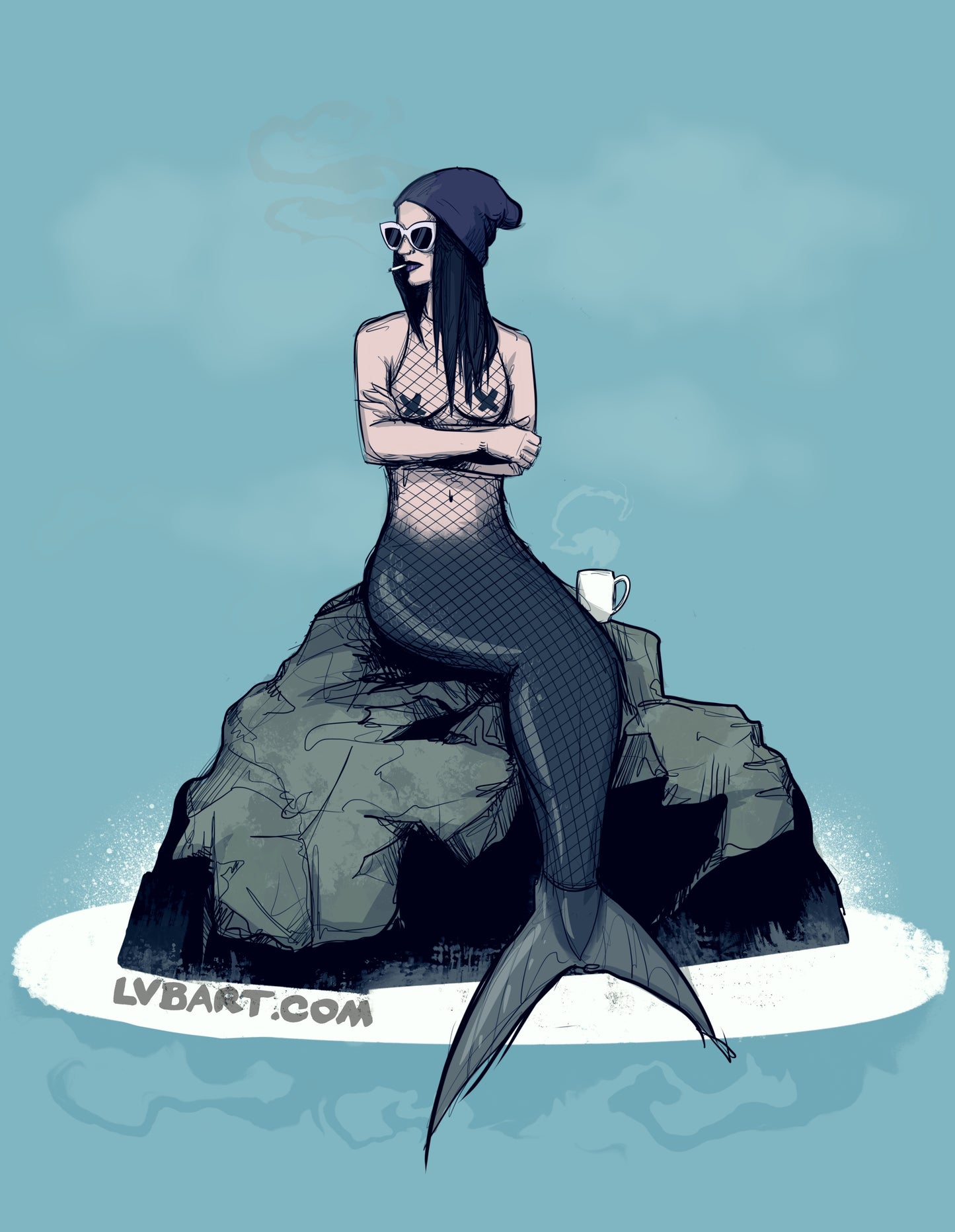 Fishnets Fine Art Print