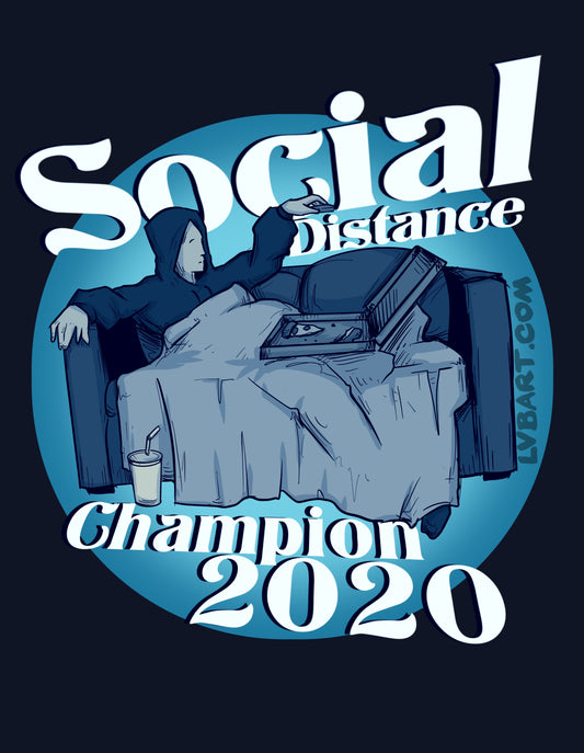 Social Distance Champion Fine Art Print