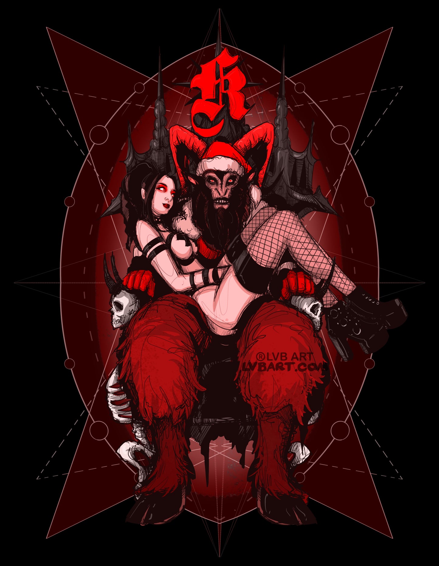 Krampus Baby Fine Art Print