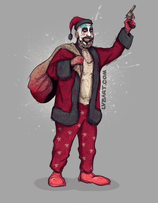 Captain Christmas Fine Art Print