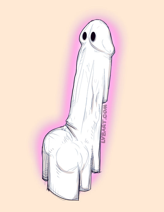 Night of the Living Head Fine Art Print