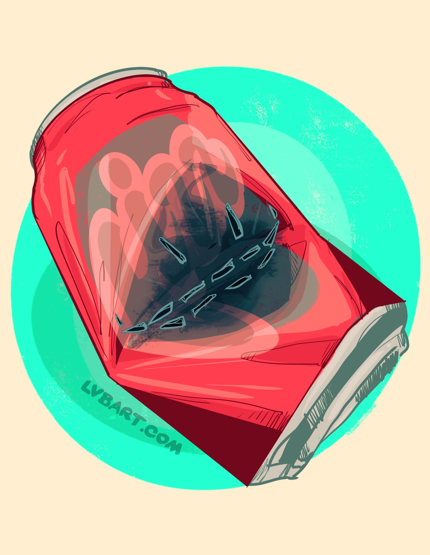 Mr. Can Fine Art Print