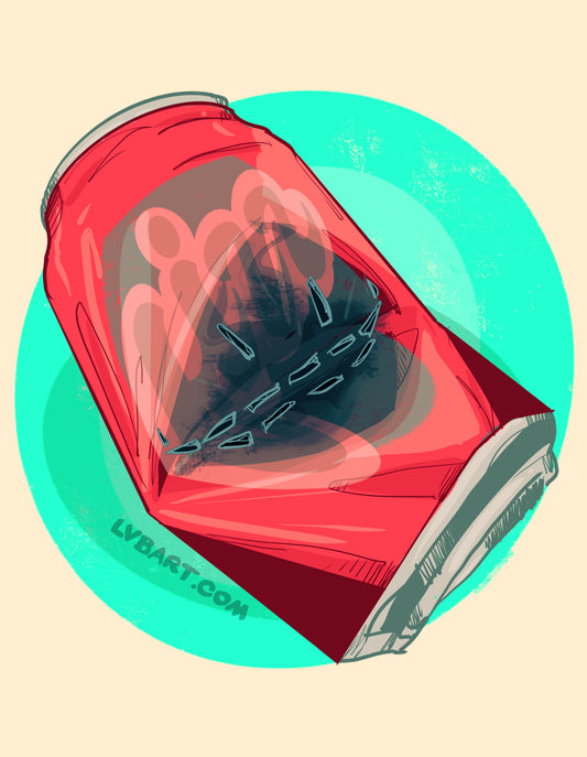 Mr. Can Fine Art Print