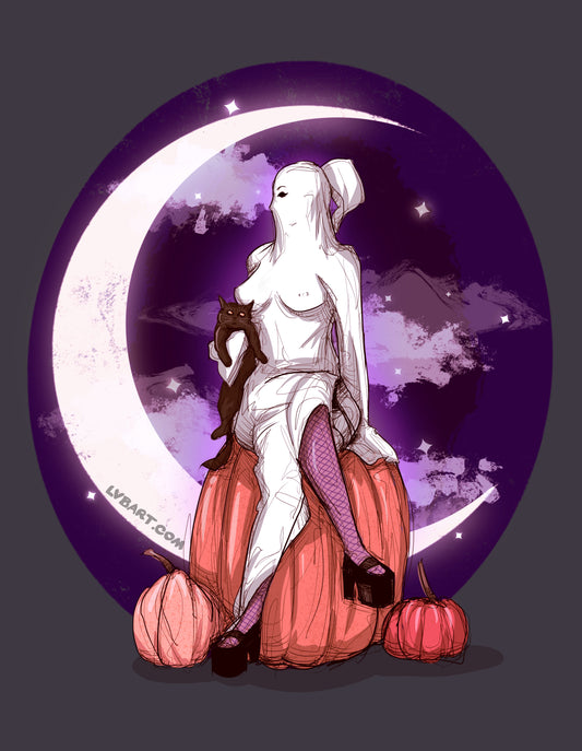 Ghost Queen Fine Art Print