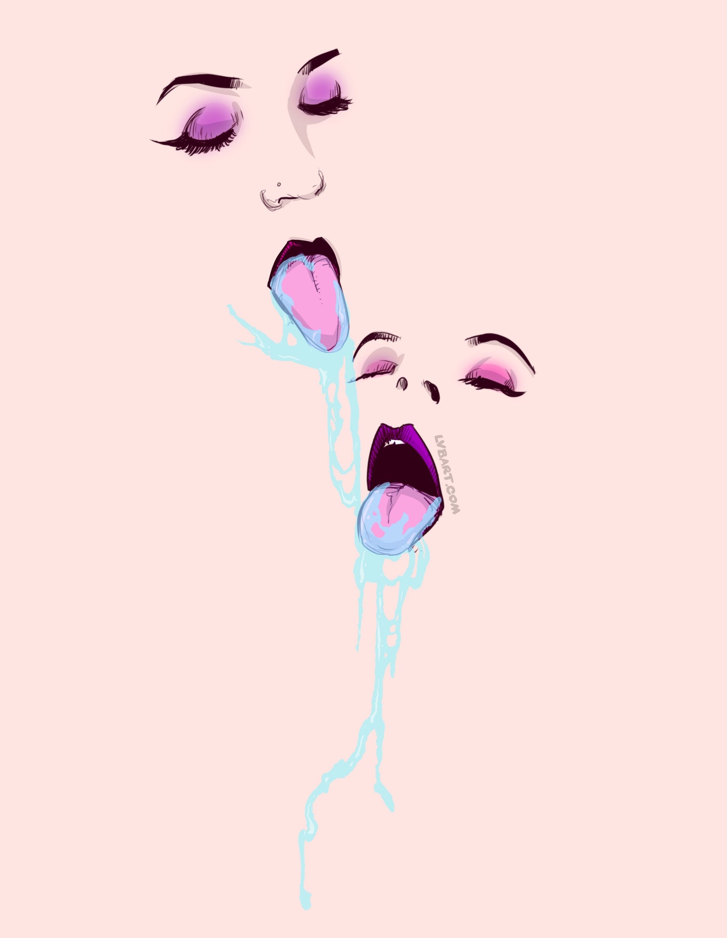 Spit Sisters Fine Art Print