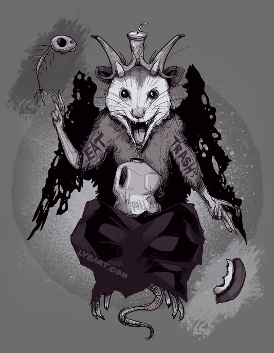 Trashphomet Fine Art Print
