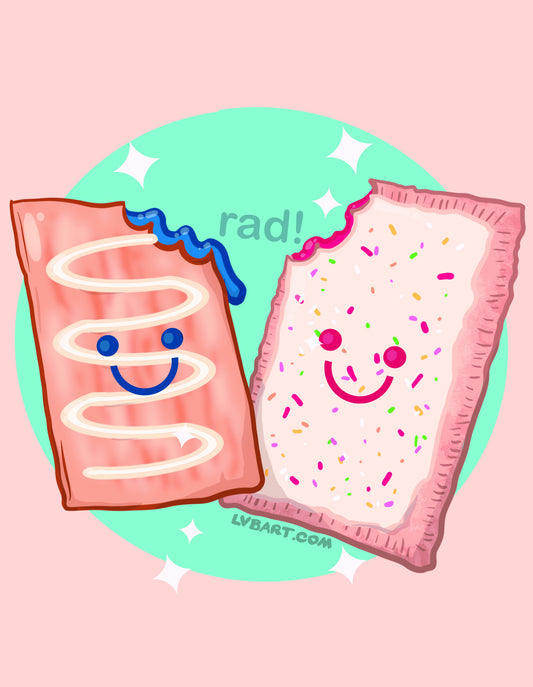Rad Breakfast Fine Art Print