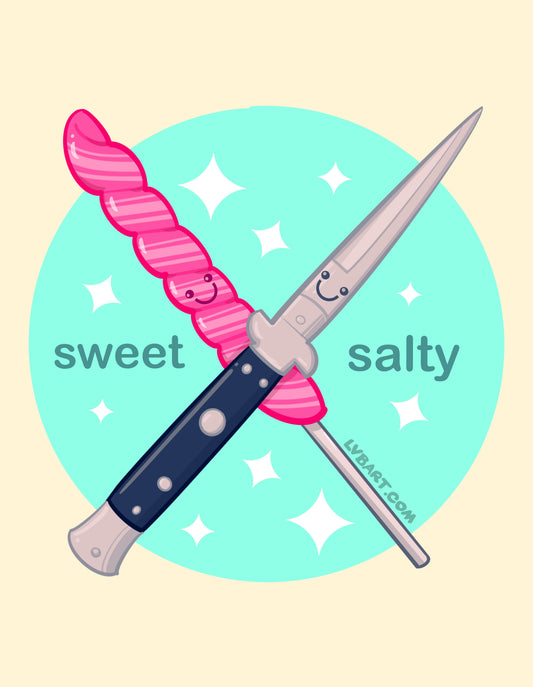 Sweet & Salty Fine Art Print
