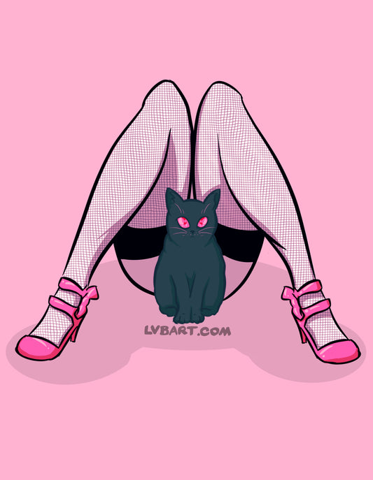 Pink Pussy Fine Art Print