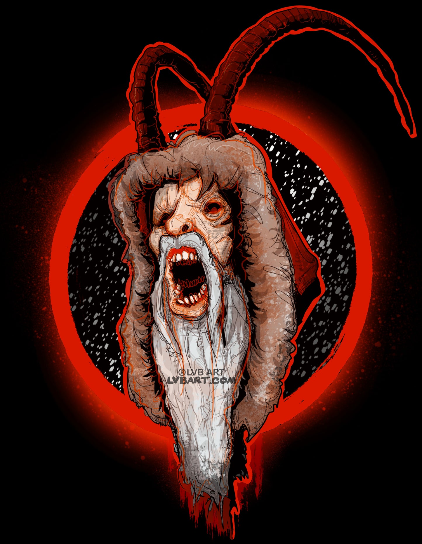 Merry Krampus Fine Art Print