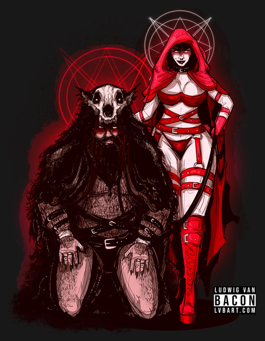 Taming The Wolf Fine Art Print