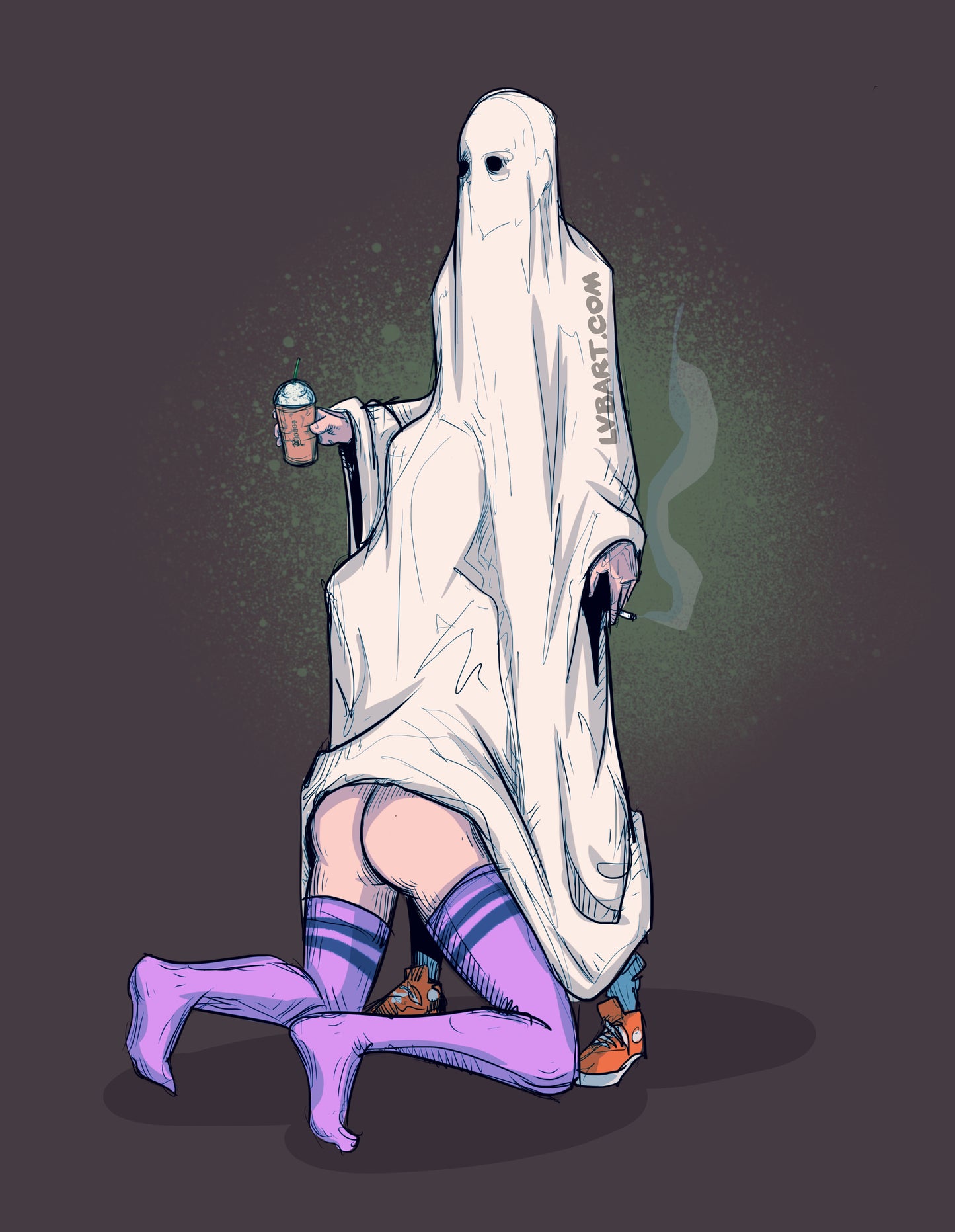 Ghost Job Fine Art Print