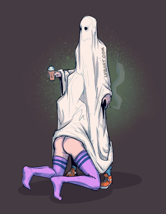 Ghost Job Fine Art Print