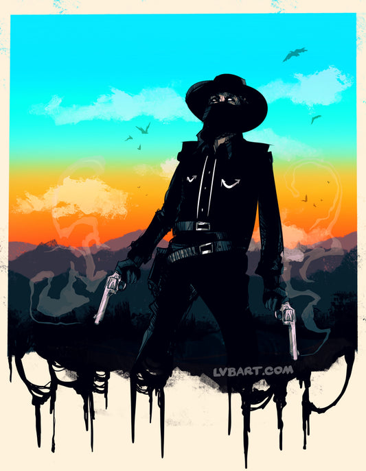 Train Robber Fine Art Print