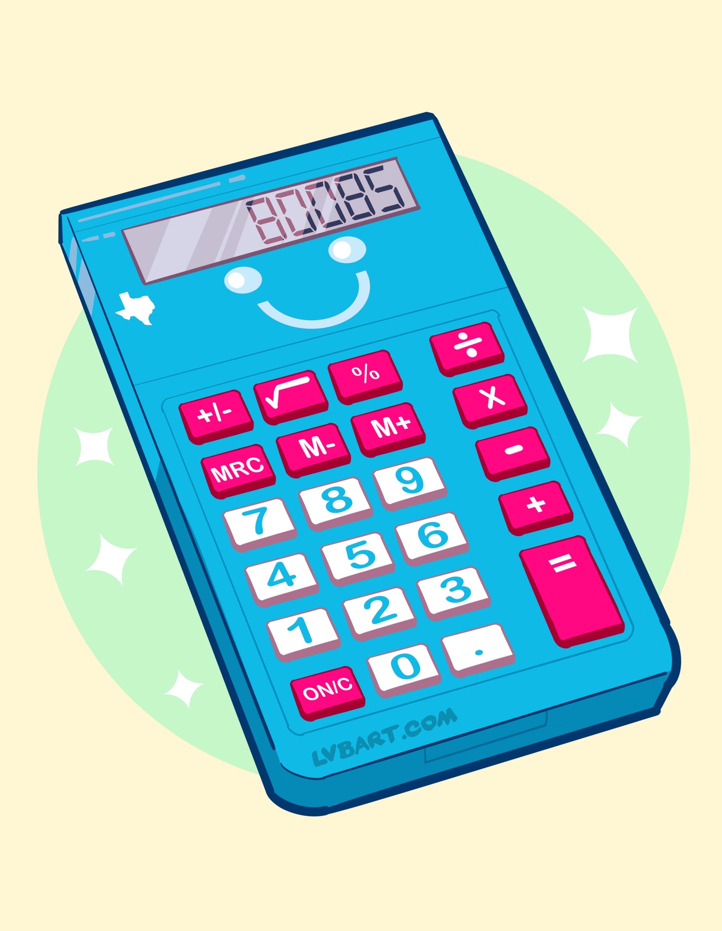 Elementary Calculator Fine Art Print