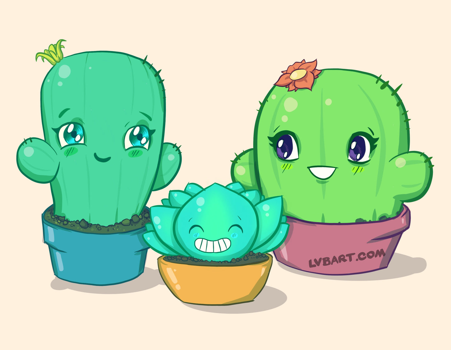 Succulents Fine Art Print