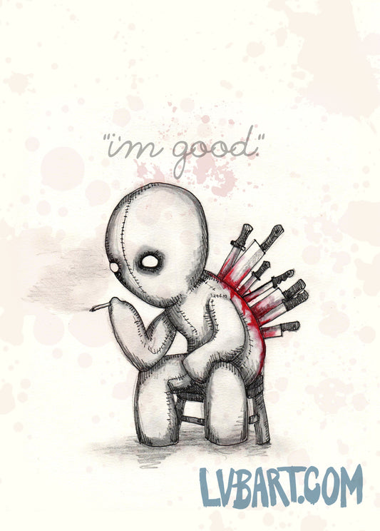 Back Stabbed Fine Art Print