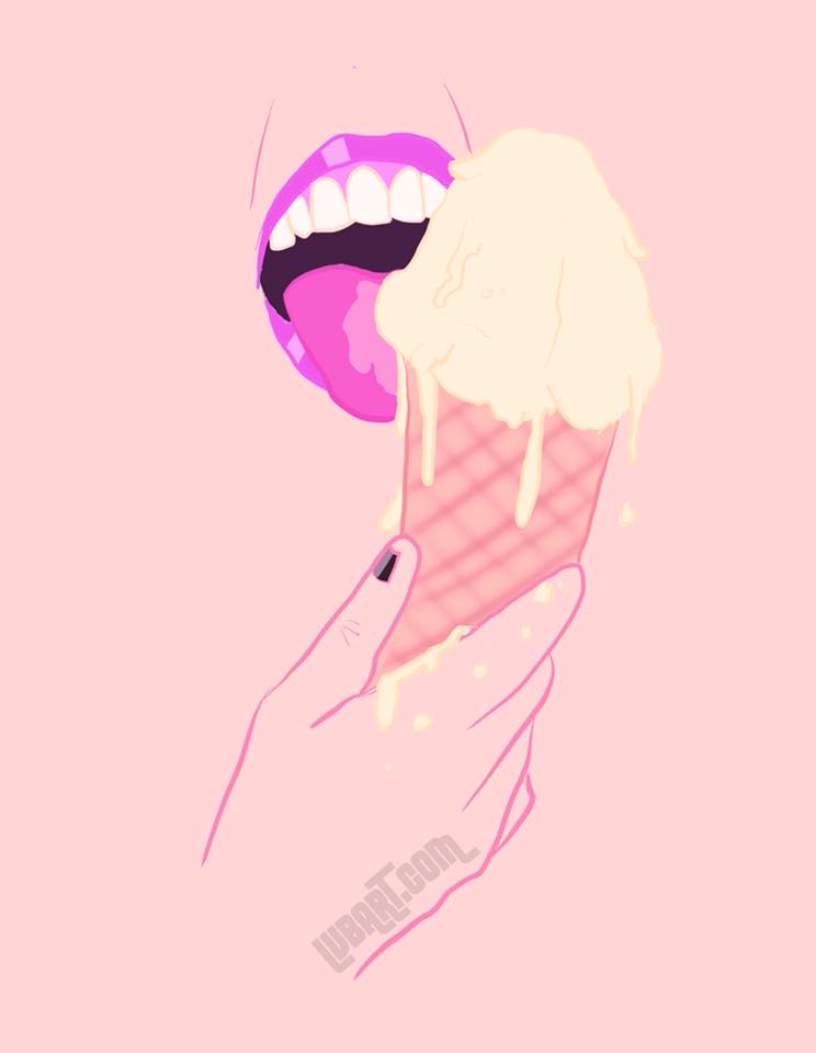 Ice Cream Peen Fine Art Print