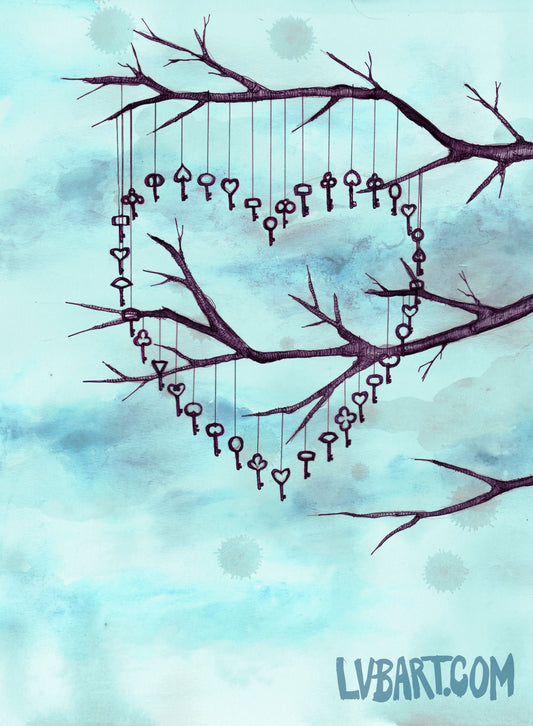 Key Tree Fine Art Print