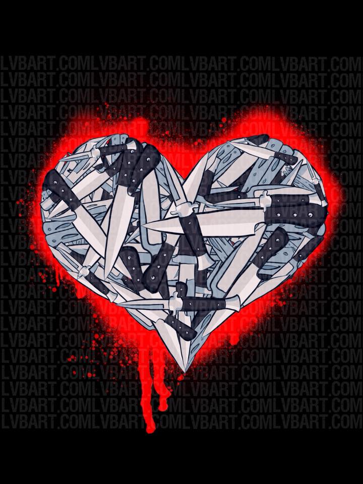 Knife Heart Fine Art Print