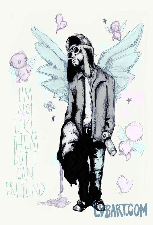 I'm Not Like Them Fine Art Print
