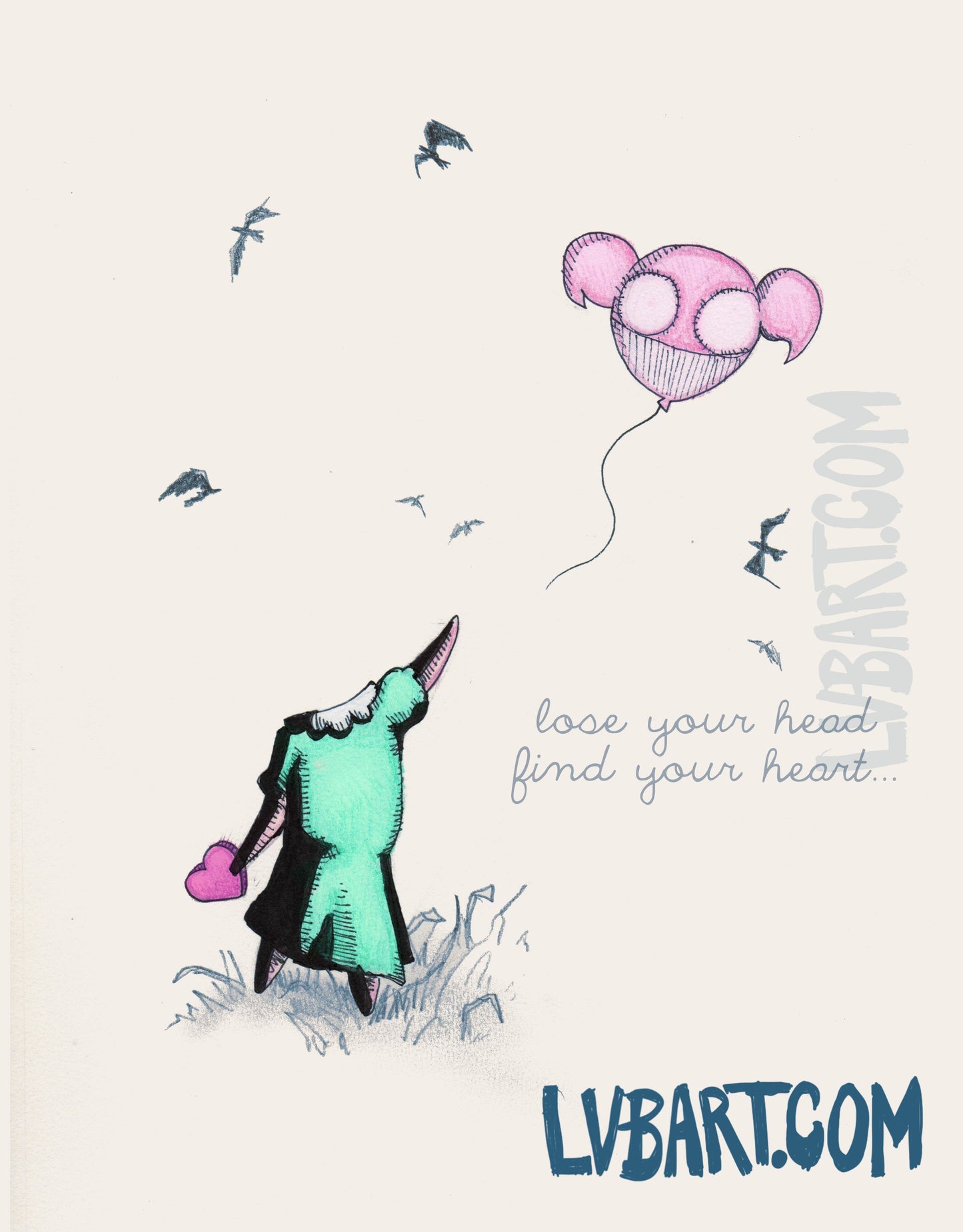 Lose Your Head Fine Art Print