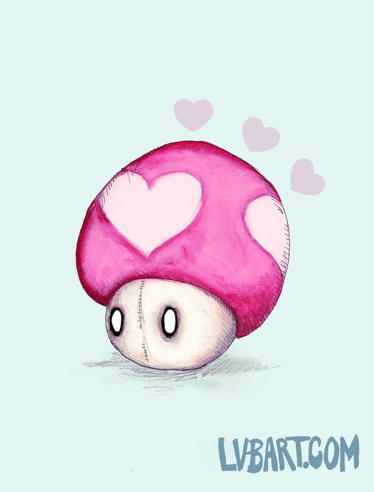 Love Shroom Fine Art Print