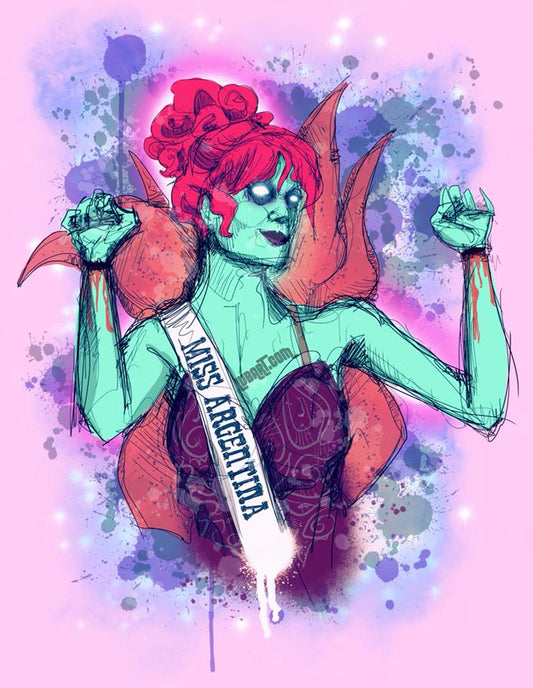 Miss Argentina Fine Art Print