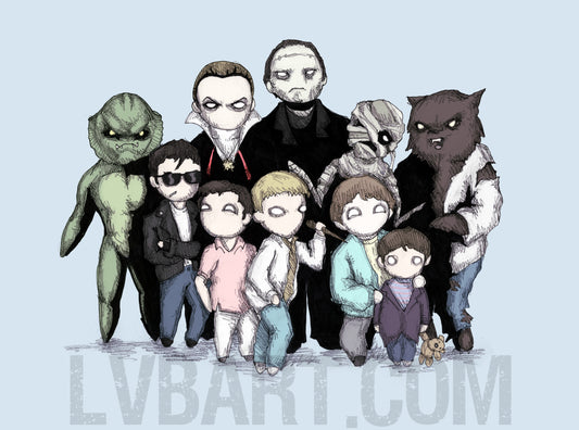 Monster Squad Fine Art Print