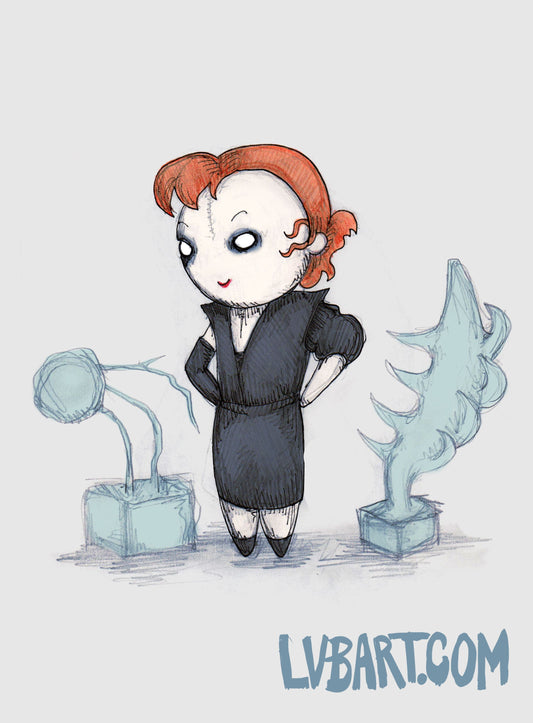 Mrs. Deetz Fine Art Print