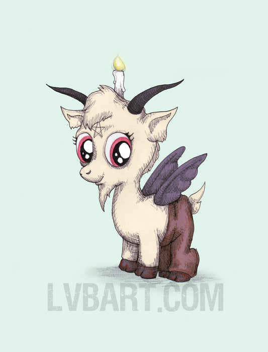 My Little Baphomet Fine Art Print