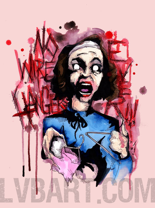 No Wire Hangers Fine Art Print