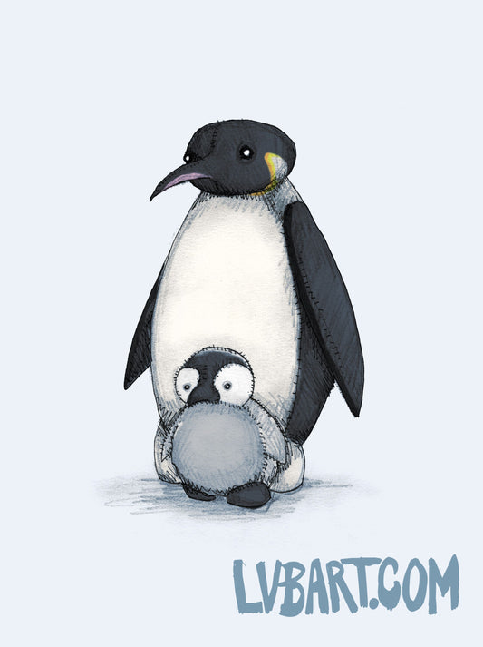 Penguins Fine Art Print