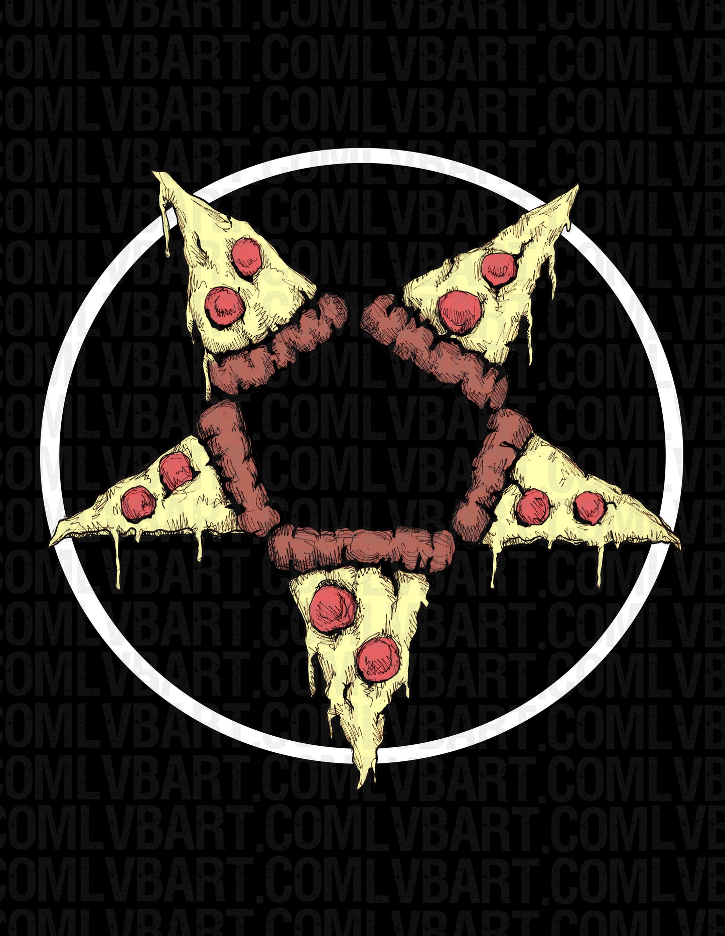 Pizzagram Fine Art Print