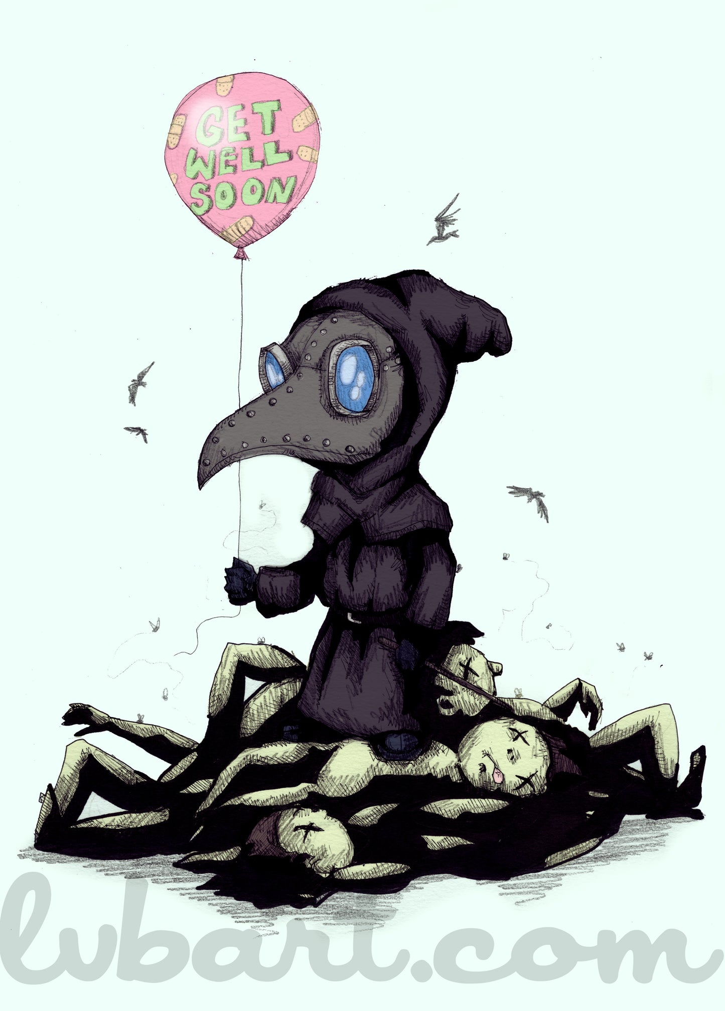 Plague Doctor Fine Art Print