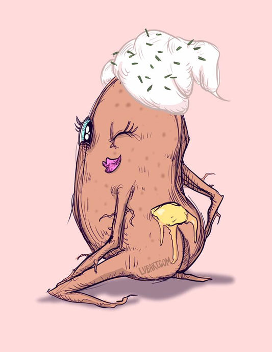 Potato Hoe Fine Art Print