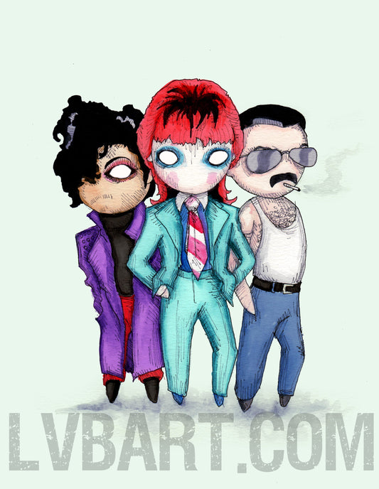 The Prince, The Duke, and The Queen Fine Art Print