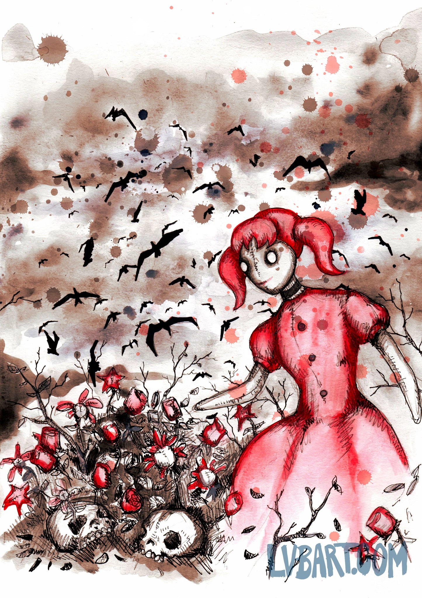 Vacant Eyes Fine Art Print