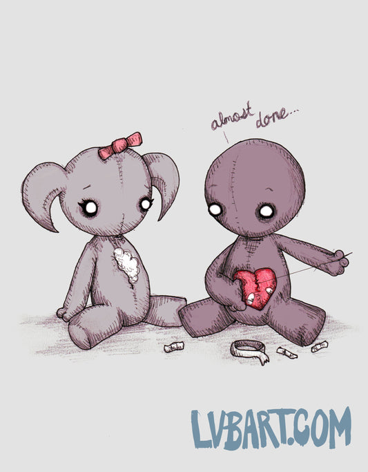 Sadness Sutures Fine Art Print