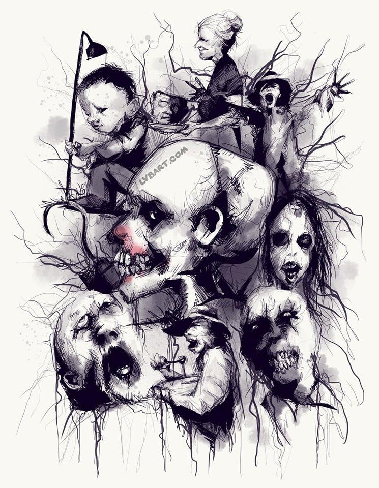 Scary Stories To Tell In The Dark Fine Art Print