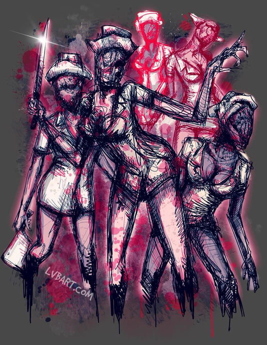 Silent Nurses Fine Art Print