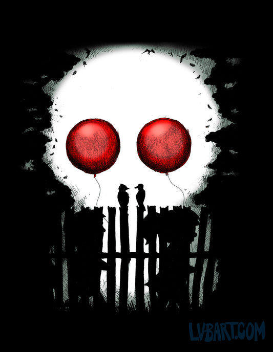 Skull Kids Fine Art Print