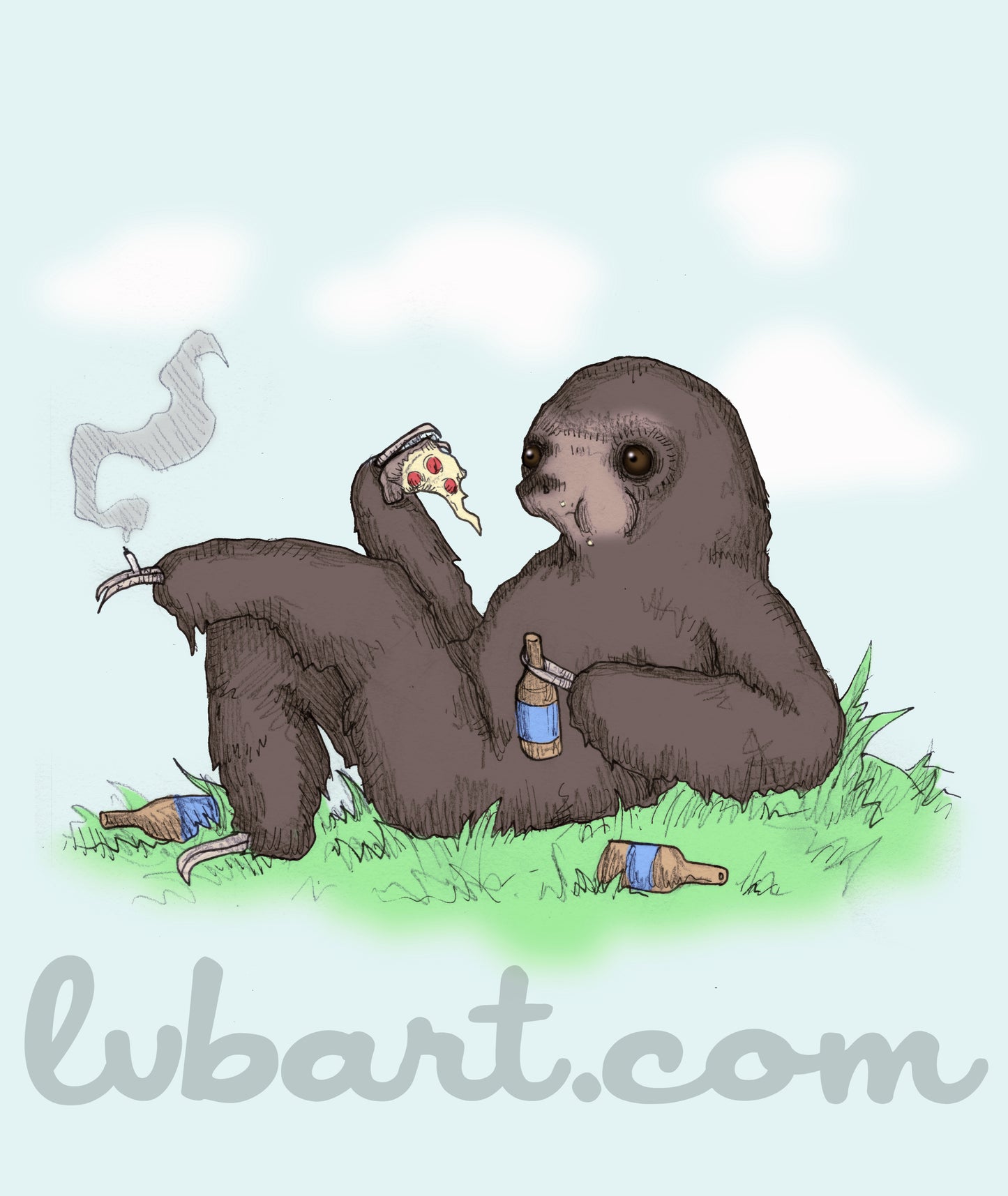 Sloth Life Fine Art Print