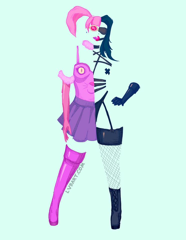 Split Personality Fine Art Print